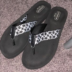 Coach Flip Flops